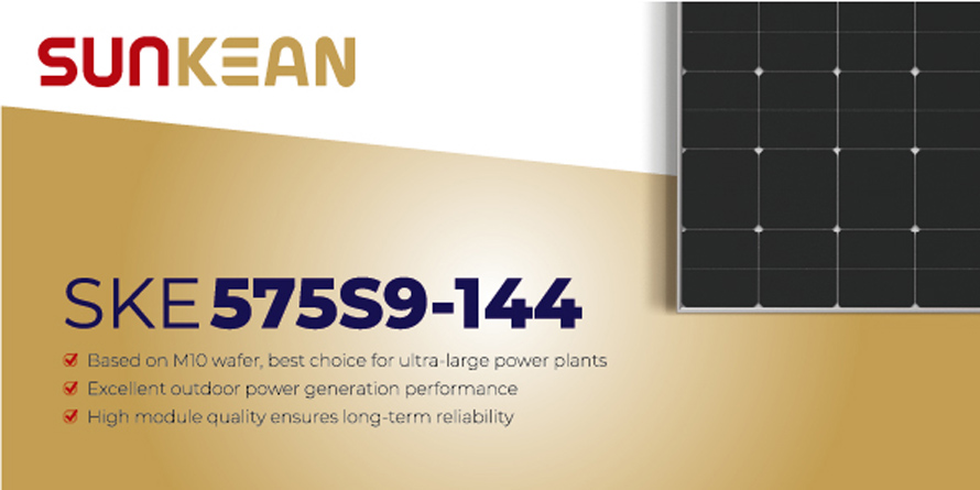 Painel solar bifacial de 550 W