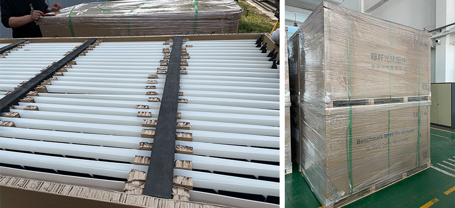 Módulos fotovoltaicos de meia célula