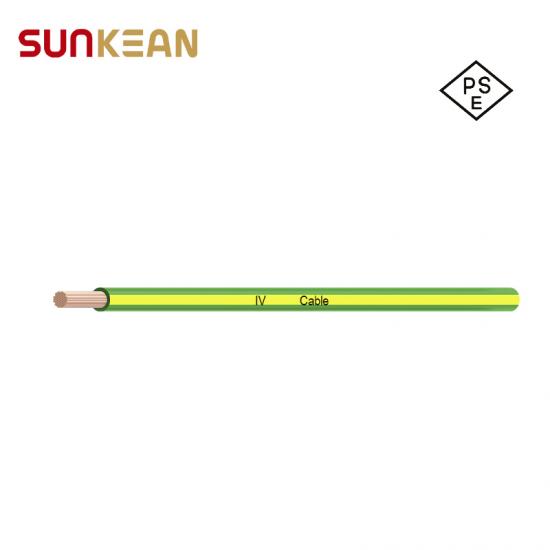 Isolamento de PVC do cabo de aterramento IV com certificação PSE