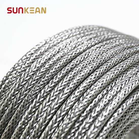 H1Z2Z2-K com cabo fotovoltaico trançado de aço inoxidável