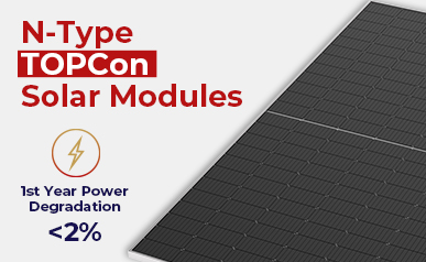 Tornando-se ecológico com células solares TOPCon