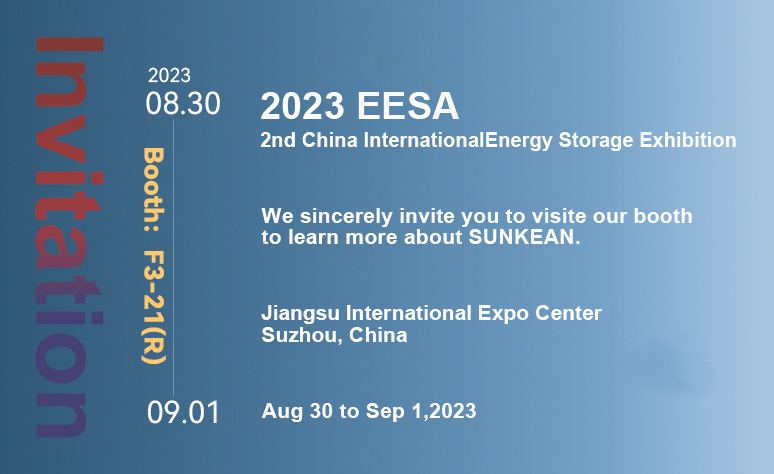 Bem-vindo ao estande da SUNKEAN na Exposição Internacional de Armazenamento de Energia da China