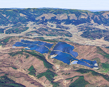  Pacifico energia Iwaki Mega projeto solar (42,3 MW) no Japão