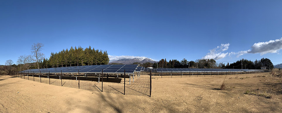  49,5 kw Yamanashi-ken estação de energia solar no japão 2019 